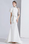Robe de soirée Naturel taille Près du corps Norme Ruchés Plongeants - Page 1