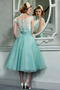 Robe de cocktail Gaze Naturel taille Organza Couvert de Dentelle - Page 2