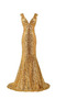 Robe de soirée Festin Scintillait Laçage Pailleté Sans Manches - Page 3
