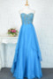 Robe de bal Dos nu Ballon Naturel taille Scintillait Perle Turquoise - Page 3