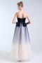 Robe de bal Laçage Sans Manches Velours Col en V Foncé Dent de scie - Page 2