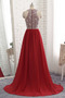 Robe de soirée Printemps Drapé Mousseline Petit collier circulaire - Page 3