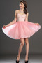 Robe de bal Tulle Mode Sablier Perle rose Col en Cœur Sans Manches - Page 3