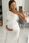 Robe de mariée Une épaule Taille haute Maternité De plein air - Page 2