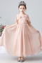 Robe de fille de fleur Corsage plissé Longueur Cheville Elégant - Page 4