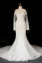Robe de mariée Manche Longue Dentelle Eglise Col Bateau Formelle - Page 1