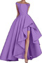 Robe de bal Sans Manches Naturel taille Asymétrique Chic Satin - Page 17