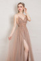 Robe de soirée Longue a ligne Romantique Norme Fête Tulle Fourreau Avec Bijoux - Page 3