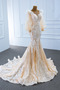 Robe de mariage Sirène Moderne Laçage Tulle Naturel taille Traîne chapelle - Page 3