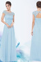 Robe de demoiselle d'honneur Chic Corsage plissé Naturel taille - Page 3