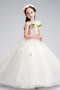 Robe de fille de fleur Formelle Naturel taille A-ligne Tulle - Page 5