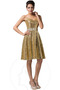 Robe de bal Longueur de genou Bretelles Spaghetti Fête Sans Manches - Page 3