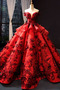 Robe de bal Longue Rosée épaule Cérémonial Manche Courte Mariage - Page 3