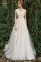 Robe de mariage Tulle Appliquer a ligne Longue Sans Manches Simple - Page 5