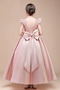 Robe de fille de fleur Elégant Satin Manche Tulipe Col de chemise t - Page 9
