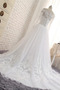 Robe de mariée Longue Bouton Manche Aérienne Naturel taille A-ligne - Page 4