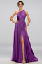 Robe de soirée Sexy A-ligne Mousseline Drapé Sans Manches Dos nu - Page 11