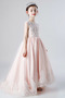 Robe de fille de fleur Naturel taille Tulle Longue A-ligne Perlé - Page 3