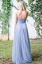 Robe de demoiselle d'honneur Fourreau pli Traîne Courte Fermeture à glissière - Page 3