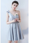 Robe de demoiselle d'honneur Longueur de genou Satin Norme A-ligne - Page 9