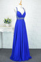 Robe de bal Bleu taille haut Printemps Mousseline Elégant Sans Manches - Page 3