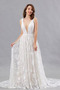 Robe de mariée Naturel taille Dentelle Longue Sans Manches Printemps - Page 1