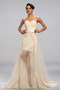 Robe de bal Naturel taille a ligne Poire Dentelle Train de petit - Page 1