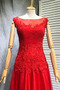 Robe de demoiselle d'honneur Col Bateau Dentelle Naturel taille - Page 4