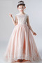 Robe de fille de fleur Naturel taille Tulle Longue A-ligne Perlé - Page 1