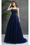 Robe de soirée Sexy Laçage Naturel taille Fête A-ligne Longue - Page 11