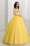 Robe de bal Tulle Cérémonie Ancien Décolleté Dans le Dos Traîne Courte - Page 3