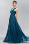 Robe de demoiselle d'honneur A-ligne Corsage plissé Elégant - Page 3