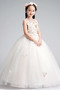 Robe de fille de fleur Formelle Naturel taille A-ligne Tulle - Page 4