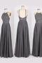 Robe de soirée Chiffon Chic Cristal Hiver Sans Manches Petit collier circulaire - Page 2