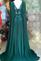 Robe de soirée Haut Bas A-ligne Traîne Courte Appliquer Naturel taille - Page 4