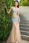 Robe de bal Sexy Sans Manches A-ligne Tulle Manquant Perlé Été - Page 1