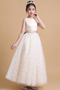 Robe de fille de fleur Luxueux Fermeture à glissière Tulle Ceinture en Étoffe - Page 4