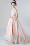 Robe de fille de fleur Naturel taille Tulle Longue A-ligne Perlé - Page 4