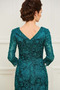 Robe mères 3/4 Manche vogue Dentelle Automne Naturel taille Asymétrique - Page 5