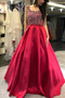 Robe de bal Fourreau Avec Bijoux Longueur au sol Fermeture à glissière - Page 1