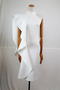 Robe de soirée Glamour Sans Manches Naturel taille Fermeture à glissière - Page 7