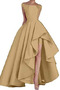 Robe de bal Sans Manches Naturel taille Asymétrique Chic Satin - Page 11