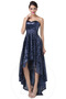 Robe de cocktail Asymétrique Drapé Asymétrique Col en Cœur Été - Page 5
