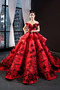 Robe de bal Longue Rosée épaule Cérémonial Manche Courte Mariage - Page 1