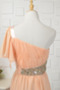 Robe de demoiselle d'honneur a ligne Printemps Sexy Traîne Courte - Page 5