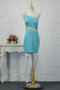 Robe de cocktail Une épaule Sans Manches Près du corps Perlé - Page 10