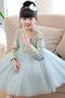 Robe de fille de fleur Tulle Petit collier circulaire Manche de T-shirt - Page 4