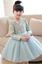 Robe de fille de fleur Tulle Petit collier circulaire Manche de T-shirt - Page 3
