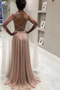 Robe de soirée Naturel taille Fourreau Avec Bijoux Longue Perles - Page 1