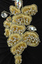 Robe de soirée Dos nu Médium Broderie Traîne Courte Corsage Avec Bijoux - Page 4